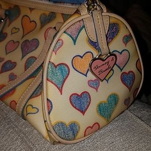 Dooney & Bourke Rainbow Heart Purse